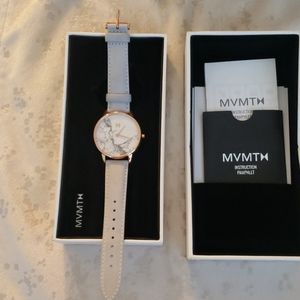 MVMT Gray and Gold Marble  Womens Watch